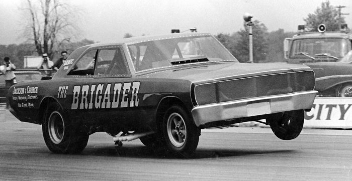 vintage photo from Jake Brill Tri-City Dragway, Freeland